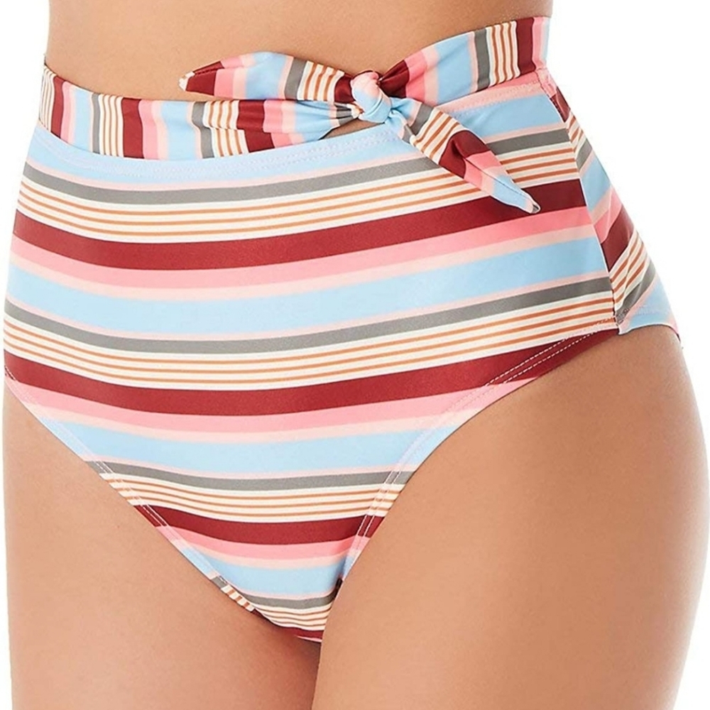 🌼Hot Water Love Stripe High Waist Swim bottom
